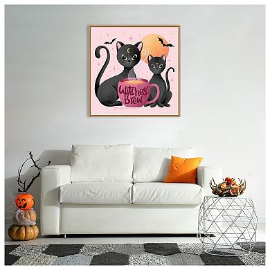 Witches Brew By Gia Graham Framed Canvas Wall Art Print