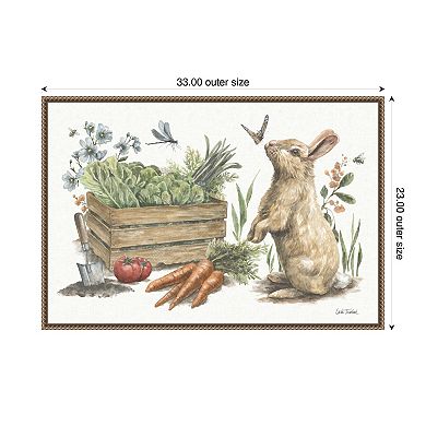 Garden Patch X By Leslie Trimbach Framed Canvas Wall Art Print