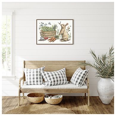 Garden Patch X By Leslie Trimbach Framed Canvas Wall Art Print