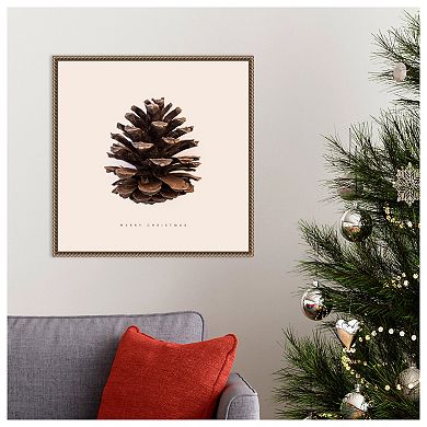 Merry Christmas No 1 By Florent Bodart Framed Canvas Wall Art Print