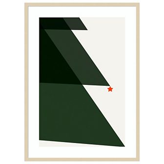 Silent Night 2 By Kubistika Wood Framed Wall Art Print