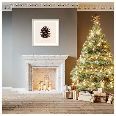 Merry Christmas No 1 By Florent Bodart Wood Framed Wall Art Print