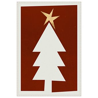 Oh Silent Night By Kubistika Framed Canvas Wall Art Print