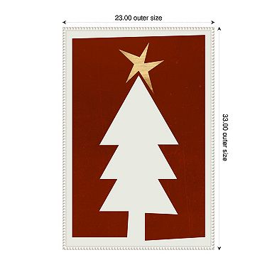 Oh Silent Night By Kubistika Framed Canvas Wall Art Print