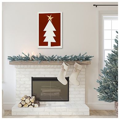 Oh Silent Night By Kubistika Framed Canvas Wall Art Print