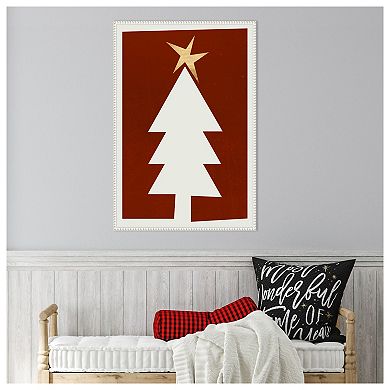 Oh Silent Night By Kubistika Framed Canvas Wall Art Print