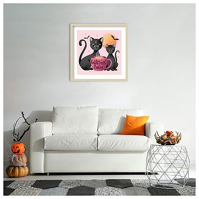 Witches Brew By Gia Graham Wood Framed Wall Art Print