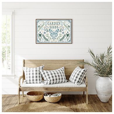 Garden Tones I By Anne Tavoletti Framed Canvas Wall Art Print