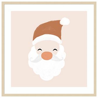 Santa By Orara Studio Wood Framed Wall Art Print