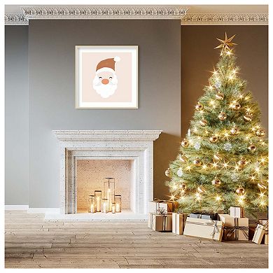 Santa By Orara Studio Wood Framed Wall Art Print