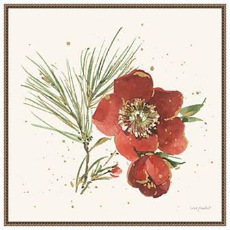 Winter Blooms V By Lisa Audit Framed Canvas Wall Art Print