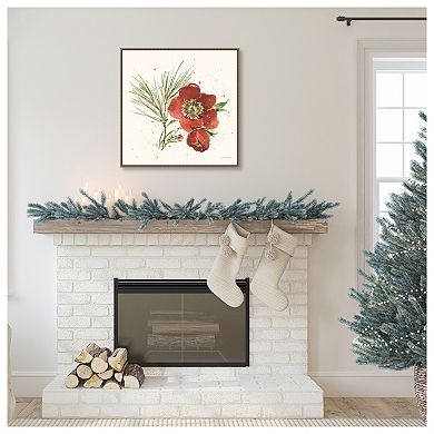 Winter Blooms V By Lisa Audit Framed Canvas Wall Art Print