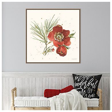 Winter Blooms V By Lisa Audit Framed Canvas Wall Art Print