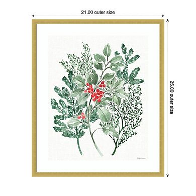 Classic Christmas Iv By Beth Grove Wood Framed Wall Art Print