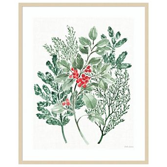 Classic Christmas Iv By Beth Grove Wood Framed Wall Art Print