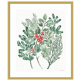 Classic Christmas Iv By Beth Grove Wood Framed Wall Art Print