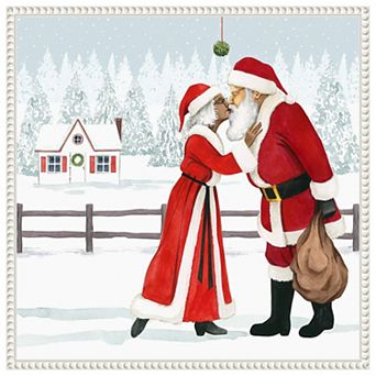 Christmas Love I By Grace Popp Framed Canvas Wall Art Print