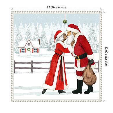 Christmas Love I By Grace Popp Framed Canvas Wall Art Print
