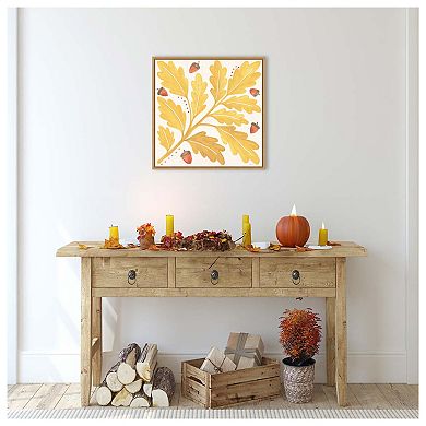 Mod Harvest Vii By Veronique Charron Framed Canvas Wall Art Print