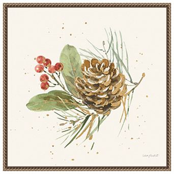 Winter Blooms Vi By Lisa Audit Framed Canvas Wall Art Print