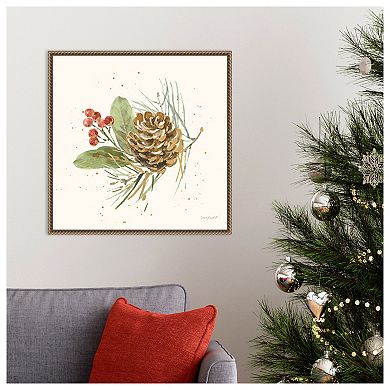 Winter Blooms Vi By Lisa Audit Framed Canvas Wall Art Print