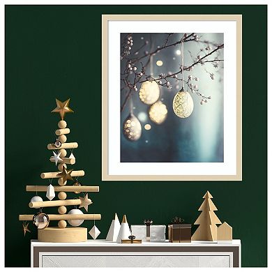 Beautiful Easter Eggs By Treechild Wood Framed Wall Art Print