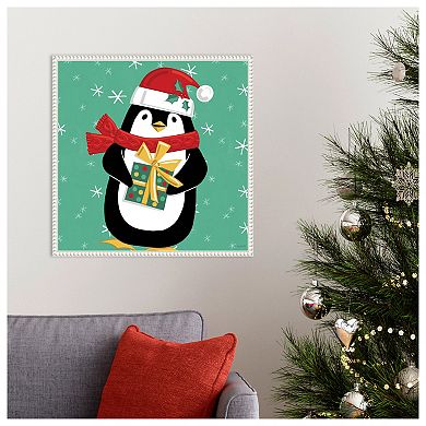 Festive Christmas Iv By Anne Tavoletti Framed Canvas Wall Art Print