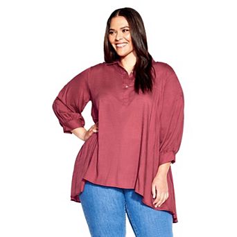 Avenue Women's Plus Size Athena Blouse