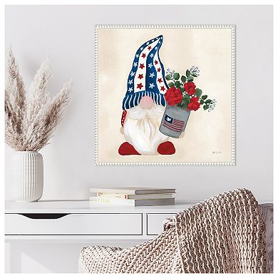 American Gnome V By Yvette St. Amant Framed Canvas Wall Art Print