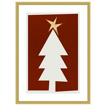 Oh Silent Night By Kubistika Wood Framed Wall Art Print