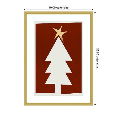 Oh Silent Night By Kubistika Wood Framed Wall Art Print