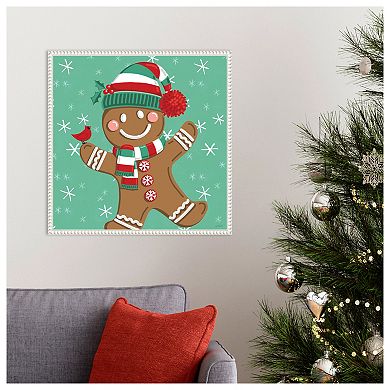 Festive Christmas Ii By Anne Tavoletti Framed Canvas Wall Art Print