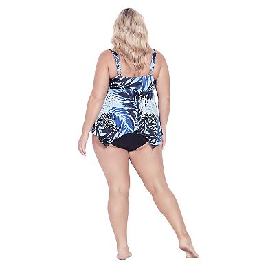 Avenue Women's Plus Size Hi Waist Swim Brief