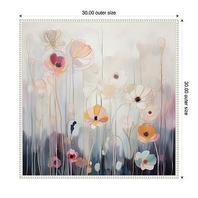 Spring Fling Flowers I By Irena Orlov Framed Canvas Wall Art Print