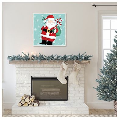 Festive Christmas I By Anne Tavoletti Framed Canvas Wall Art Print