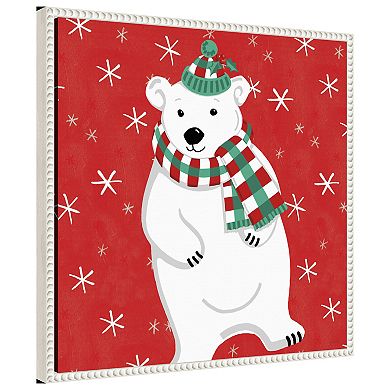Festive Christmas Iii By Anne Tavoletti Framed Canvas Wall Art Print