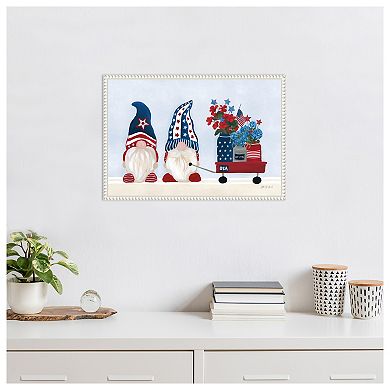 American Gnome I By Yvette St. Amant Framed Canvas Wall Art Print