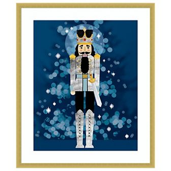 Disco Nutcracker I By Grace Popp Wood Framed Wall Art Print