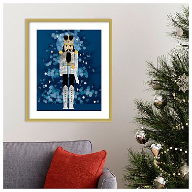 Disco Nutcracker I By Grace Popp Wood Framed Wall Art Print