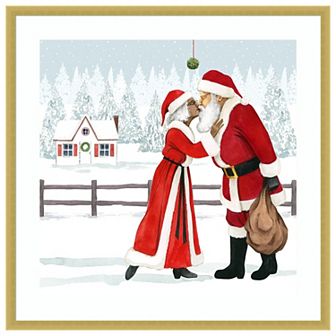 Christmas Love I By Grace Popp Wood Framed Wall Art Print