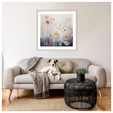 Spring Fling Flowers I By Irena Orlov Wood Framed Wall Art Print