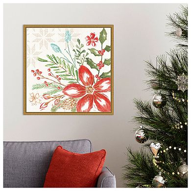 Elegant Holiday Iii By Veronique Charron Framed Canvas Wall Art Print