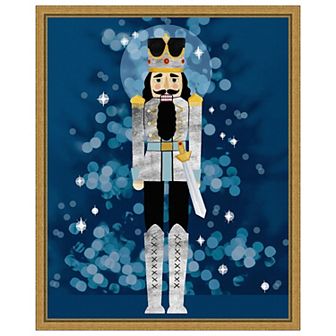 Disco Nutcracker I By Grace Popp Framed Canvas Wall Art Print