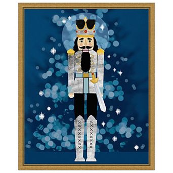 Disco Nutcracker I By Grace Popp Framed Canvas Wall Art Print