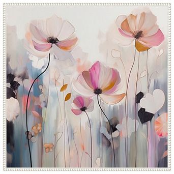 Spring Fling Flowers Iv By Irena Orlov Framed Canvas Wall Art Print