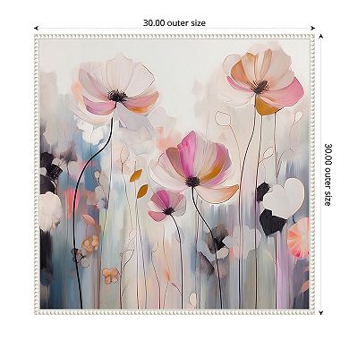 Spring Fling Flowers Iv By Irena Orlov Framed Canvas Wall Art Print