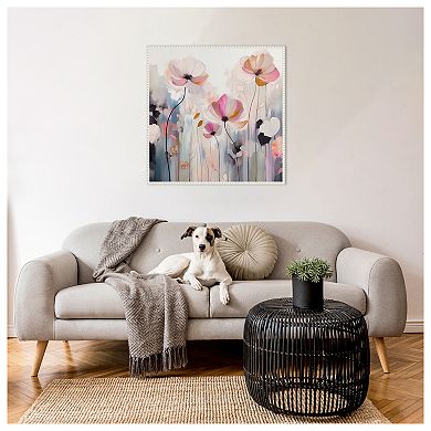 Spring Fling Flowers Iv By Irena Orlov Framed Canvas Wall Art Print