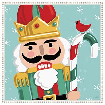 Festive Christmas Xi By Anne Tavoletti Framed Canvas Wall Art Print