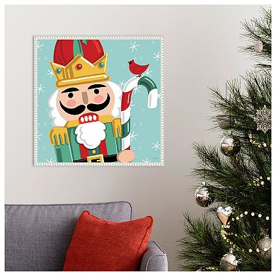 Festive Christmas Xi By Anne Tavoletti Framed Canvas Wall Art Print