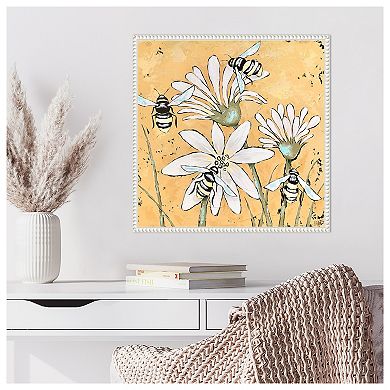 Busy As A Bee Ii By Jade Reynolds Framed Canvas Wall Art Print